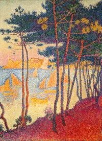 Paul Signac, Voiliers et pins, 1896, Archives Signac, Paris