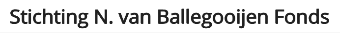 Stichting N. van Ballegooijen Fonds